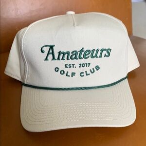 Bad Birdie Cream and Green Amateurs Golf Club Cap